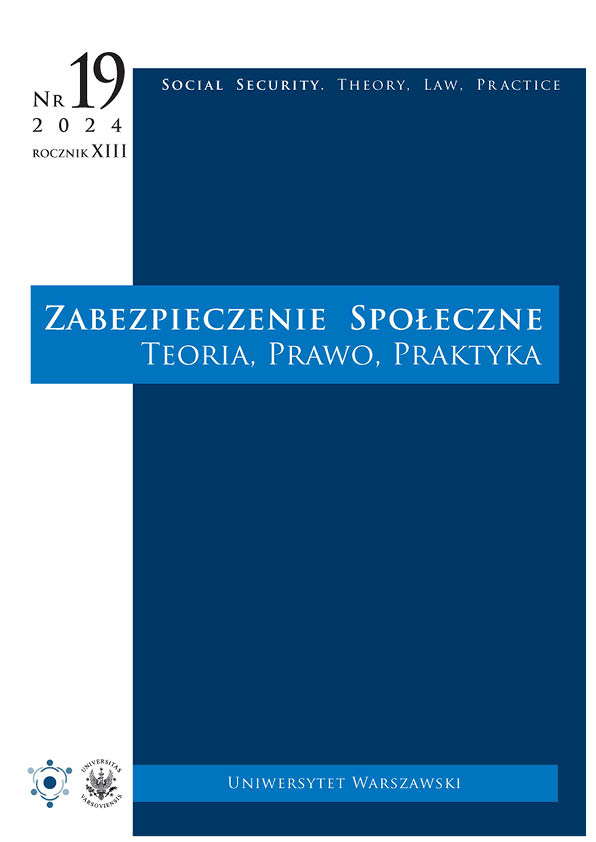 					Pokaż  Nr 19 (2024): Zabezpieczenie Społeczne. Teoria, Prawo, Praktyka
				